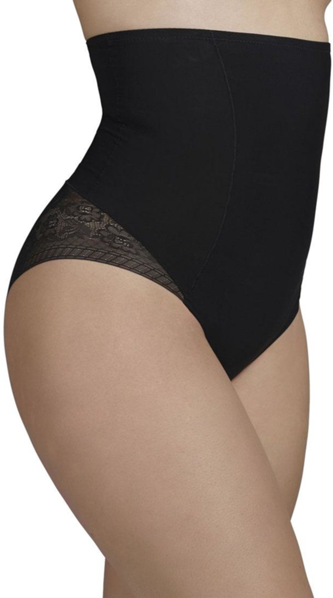 Ysabel Mora - Hoge Panty Shapewear - Onderbroeken Dames Slips - Korset - Corrigerend Ondergoed - Zwart - XXL