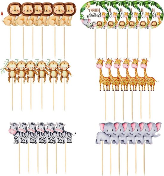 Tropische Hawaï Decoratieset 4 stuks Karton