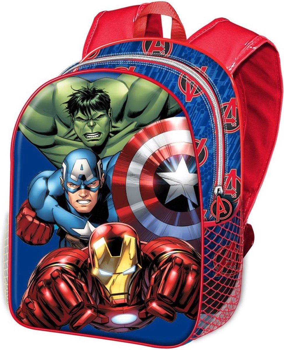 The Avengers - Rugzak - 31cm - Hulk - Captain America - Iron Man