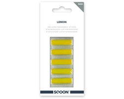 SQOON® (SQ26) Geurstaafjes Lemon voor stofzuiger - Verfrist de uitblaaslucht - Origineelnummer SQ26 - Geschikt voor universeel gebruik - Citroengeur voor een frisse schoonmaakervaring