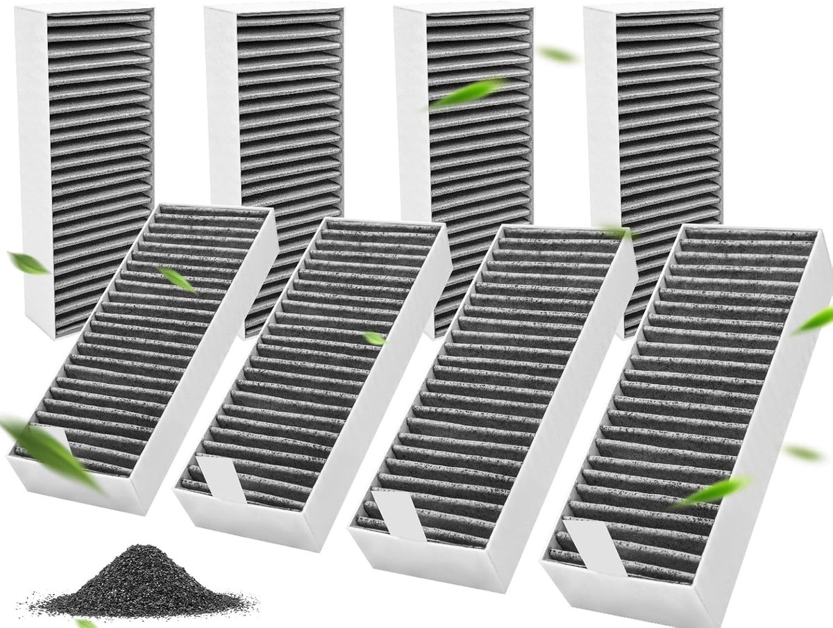 Actieve Koolfilters - Effectieve Filtratie - Set van 8
