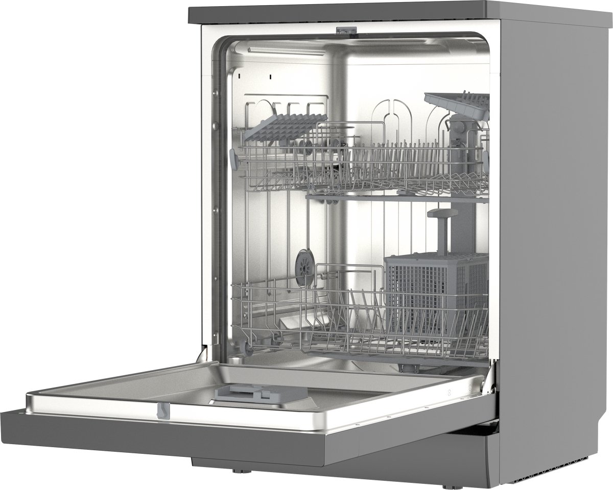 Exquisit GSP8614-450DB - 5 Jaar garantie - Vaatwasser - Vrijstaand - Startuitstel - 14 Couverts - 47dB - Zwart — afbeelding 3