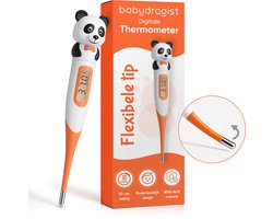 Babydrogist digitale Baby Thermometer met flexibele tip - Rectaal, oksel & oraal - Panda