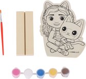 Gabby's Poppenhuis Verfset – Hout Knutselen Meisjes – Knutselpakket voor Kinderen - Leuk voor kinderfeestjes