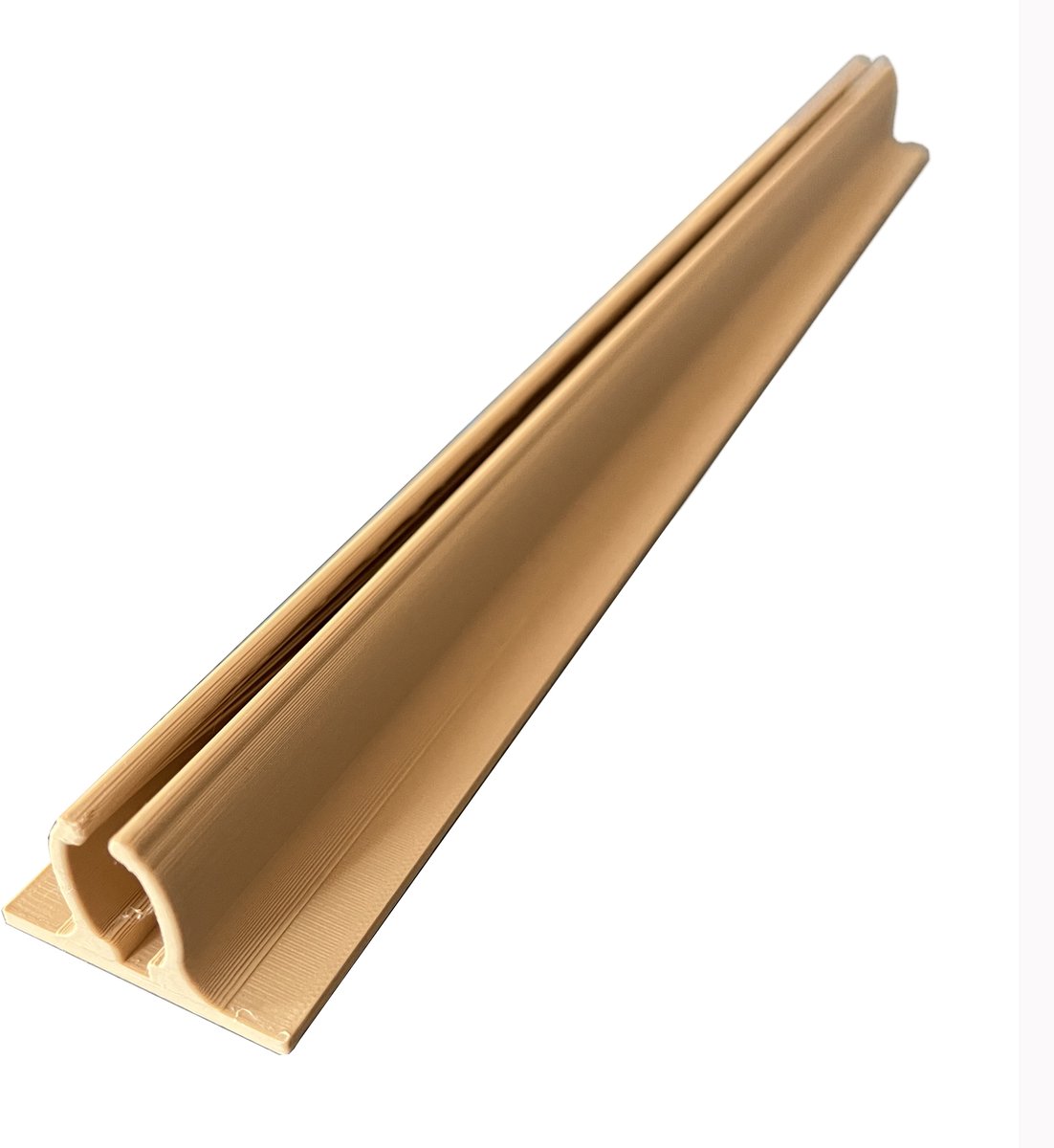 Universele Bordhouder 30 cm – Zelfklevende Signingsteun voor Afvalscheiding – Geschikt voor 3 mm Forex & Dibond – Bioplastic – Zwart, Wit of Bruin