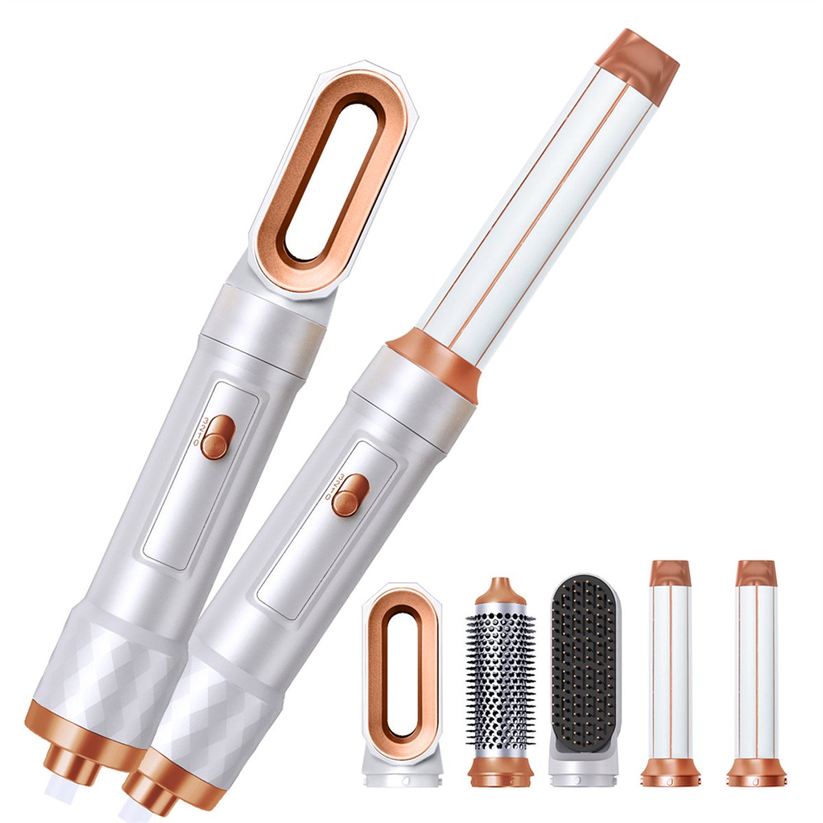Airstyler krultang 5-in-1 Multistyler - GOUD - Föhn - Haarstyler - Föhnborstel - Haardroger - Krulborstel - Stijlborstel