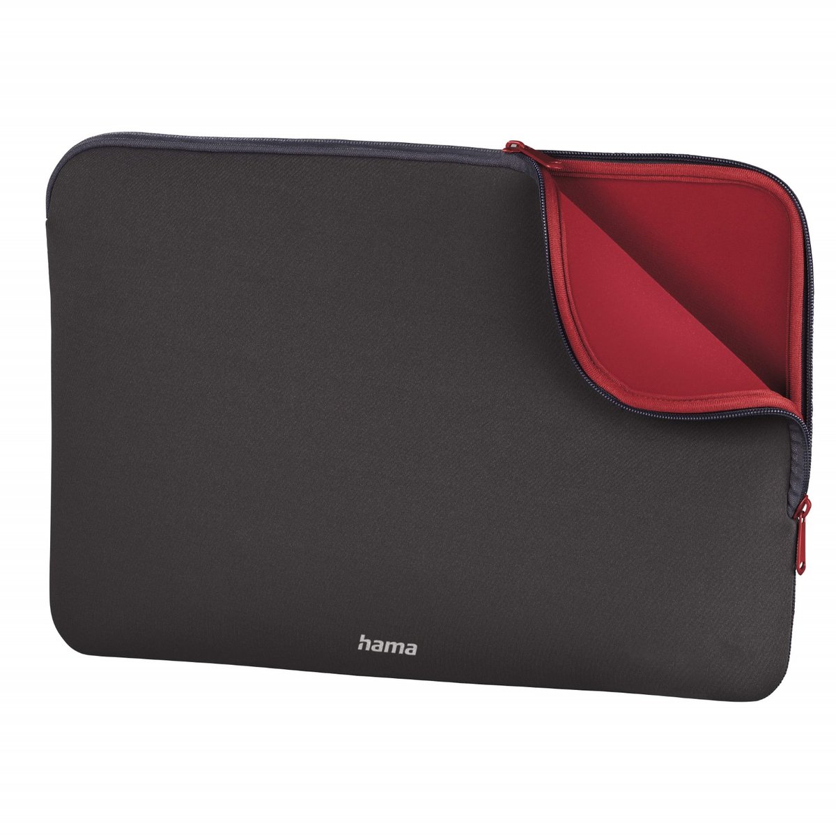 Hama Neoprene 29,5 cm (11.6") Opbergmap/sleeve Grijs, Rood