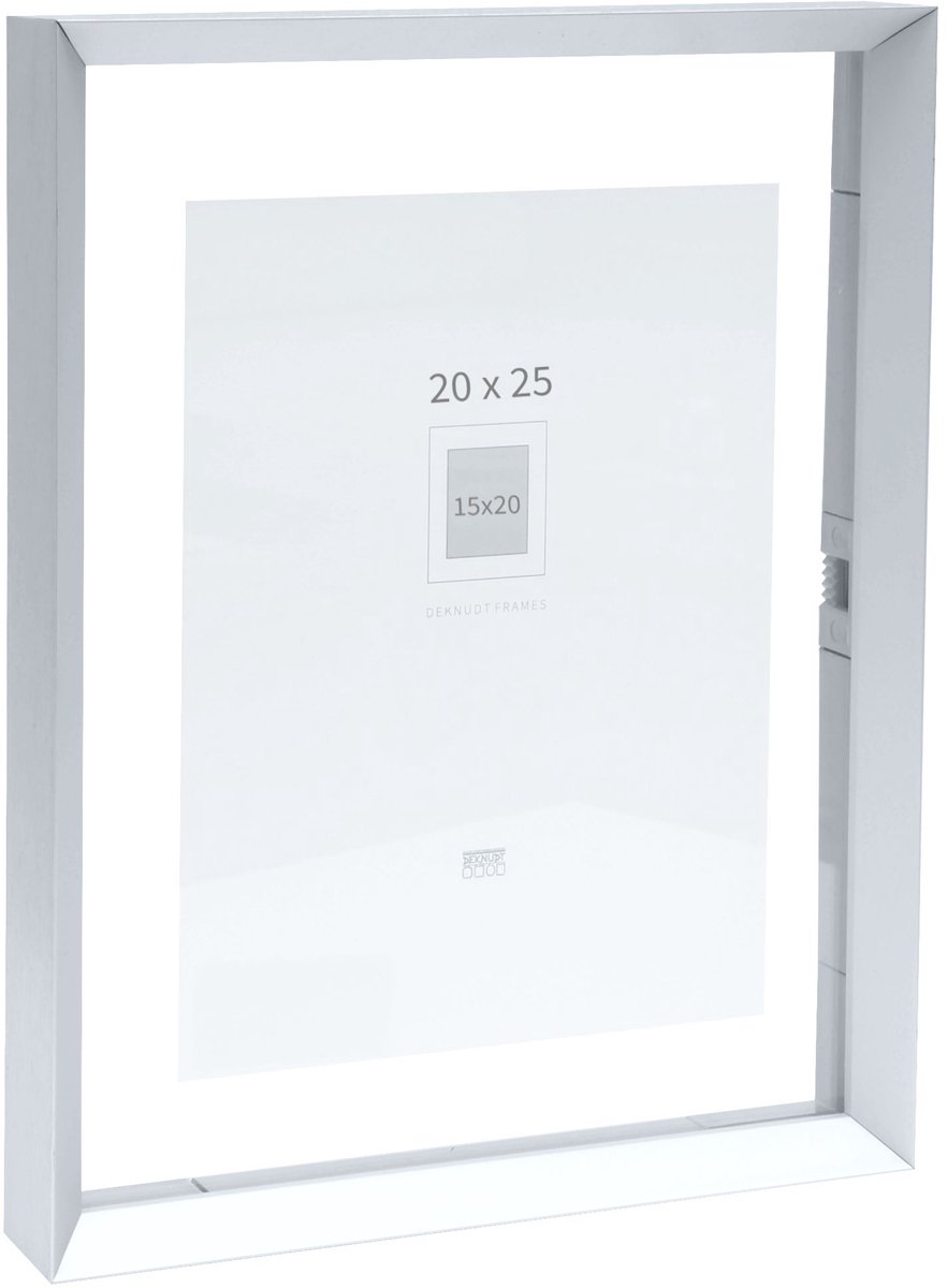 Deknudt Frames fotolijst S028D1 - zilverkleurig - foto 20x25 / 15x20