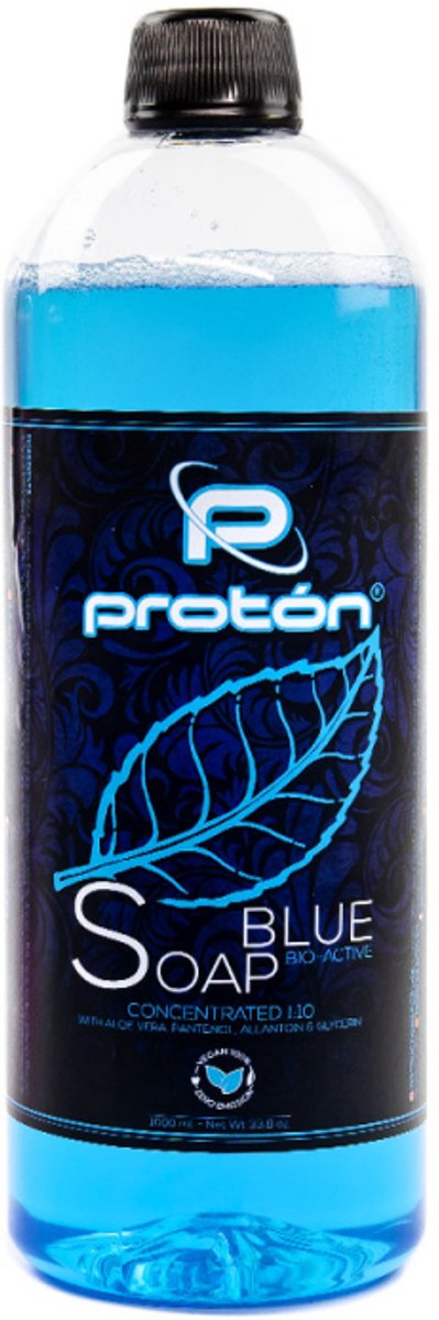Tattoo Green Soap 1000ml Kleur BLAUW | Green Tattoo Soap | Milde Professionele Groene Tatoeage Zeep | Verzorgd, Reinigt, Kalmeert & Hersteld Tattoo Wond | Reiniging | Nazorg | Aftercare | Tattoocare | Verzorging | PMU, Permanente Make-Up, Beauty 1000