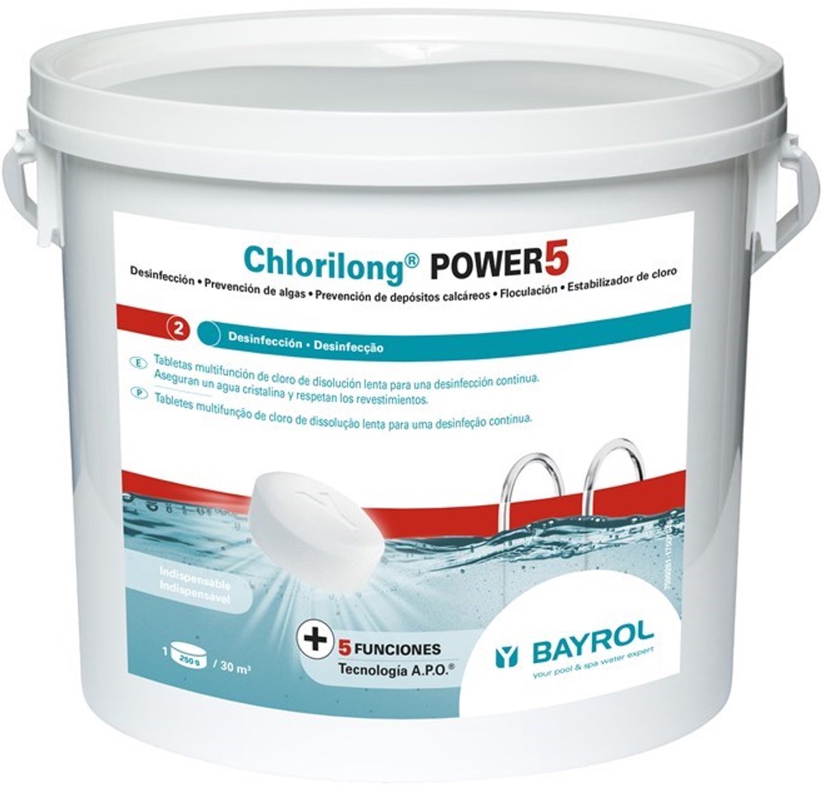 Bayrol Chlorilong 5kg Power5 - Chloortabletten - 5 in 1