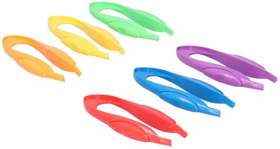 Speelgoed Pincet voor Kinderen - 6 Stuks Pincet voor Outdoor Exploratie - Observatie en Vangst Clip voor Vroege Vaardigheidsontwikkeling van HOGOKIDS — afbeelding 3