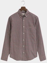 Chemise décontractée à manches longues Gant en sergé rouge à carreaux vichy 3250233/604