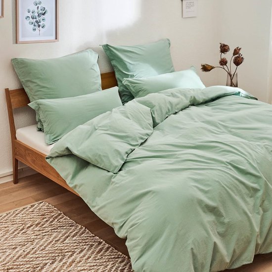 Laura Ashley - Volledige lakens, zachte satijnen katoenen beddengoedset - Slanke, gladde en ademende huisdecoratie, benodigdheden voor slaapzalen (bloeiend blauw, volledig