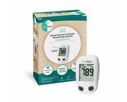 Go-Keto | Kickstart Set | Ketone & Bloed Glucose Meter (mmol/L) | 1 x Go-Keto Kickstart Set  | Ketose dieet | Ketonentest