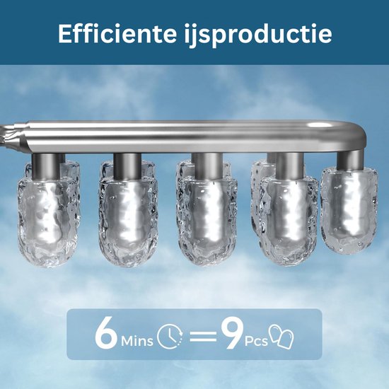 DailySupplies® Ijsblokjesmachine - Ijsmachine - Ijsblokjesvorm van DailySupplies® — afbeelding 4