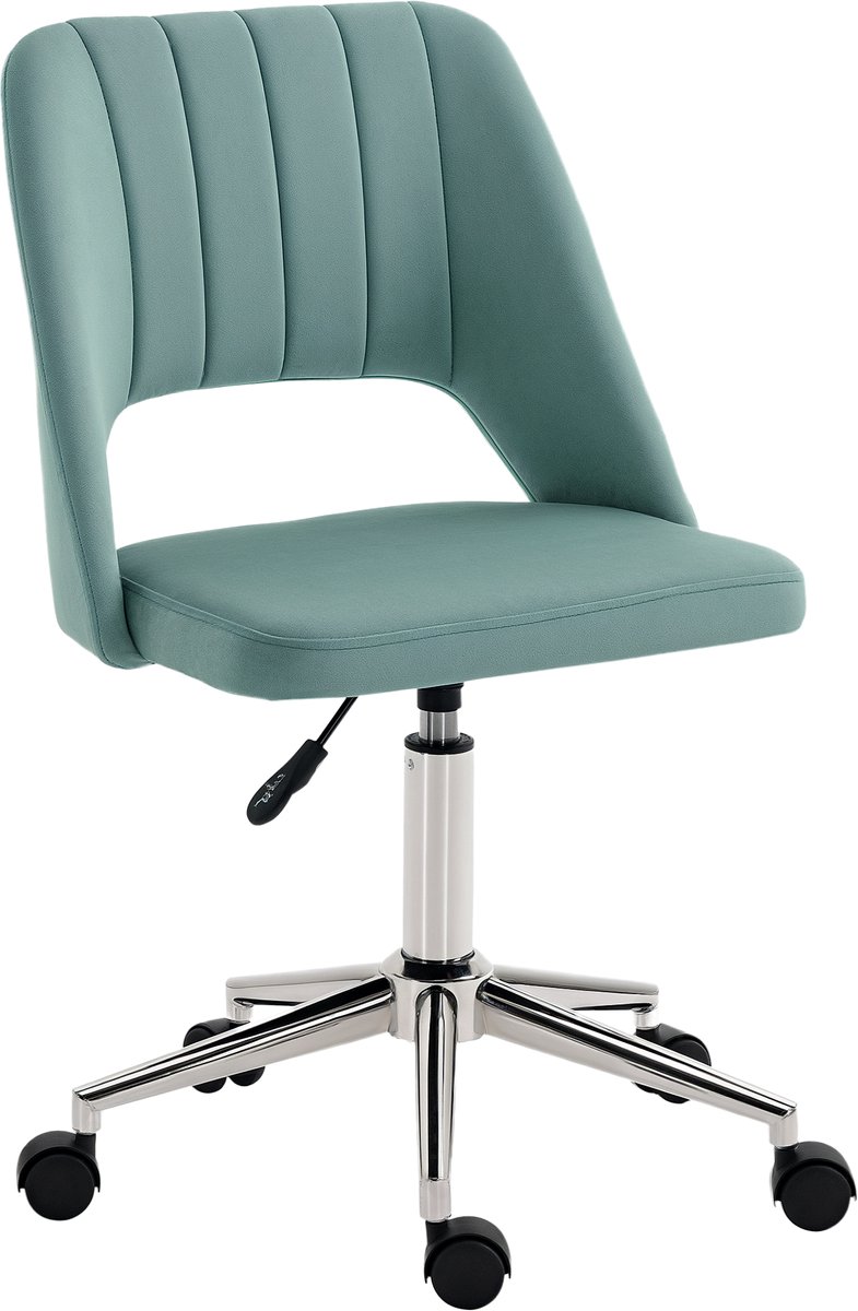 Vinsetto-Bürostuhl-Polyester-49B x 60T x 79-91H cm-Grün
