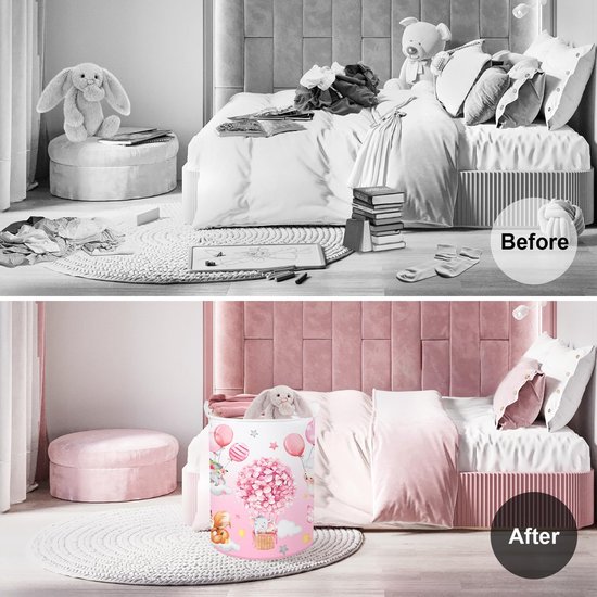 wondever Muursticker Regenboog Groot Wandopdruk Paardenhoofd met Bloemen Wandsticker Muurdecoratie voor Meisjes Kinderkamer Slaapkamer Woonkamer