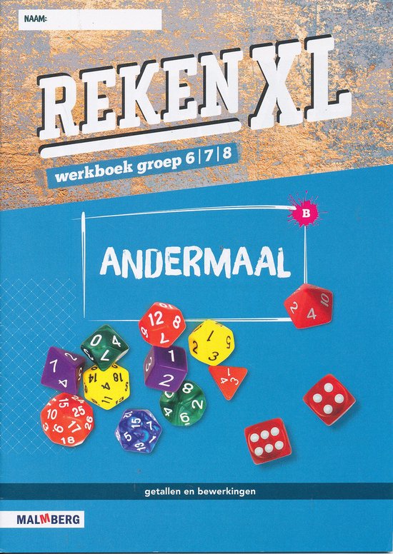 RekenXL Werkboek Andermaal groep 6/7/8 (per stuk)