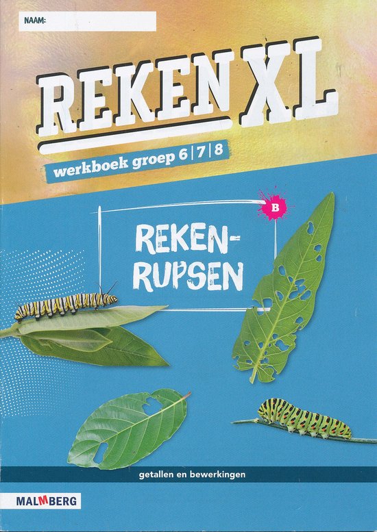 RekenXL Werkboek Rekenrupsen groep 6/7/8 (per stuk)