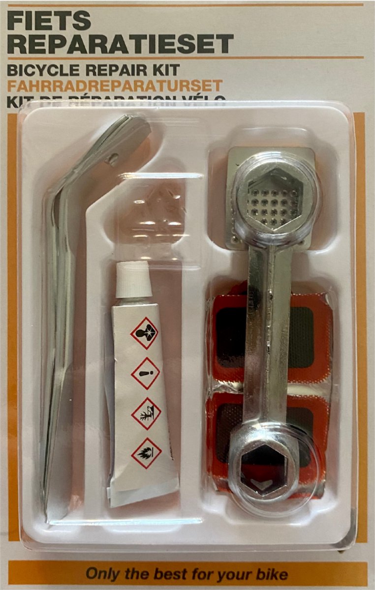 Uitgebreid Fiets reparatieset (Pro) - 10-Delig bandenplakset fiets - bandenplakset- fiets reparatie - fietsband plakken - Fiets Reparatie Set thumbnail 5