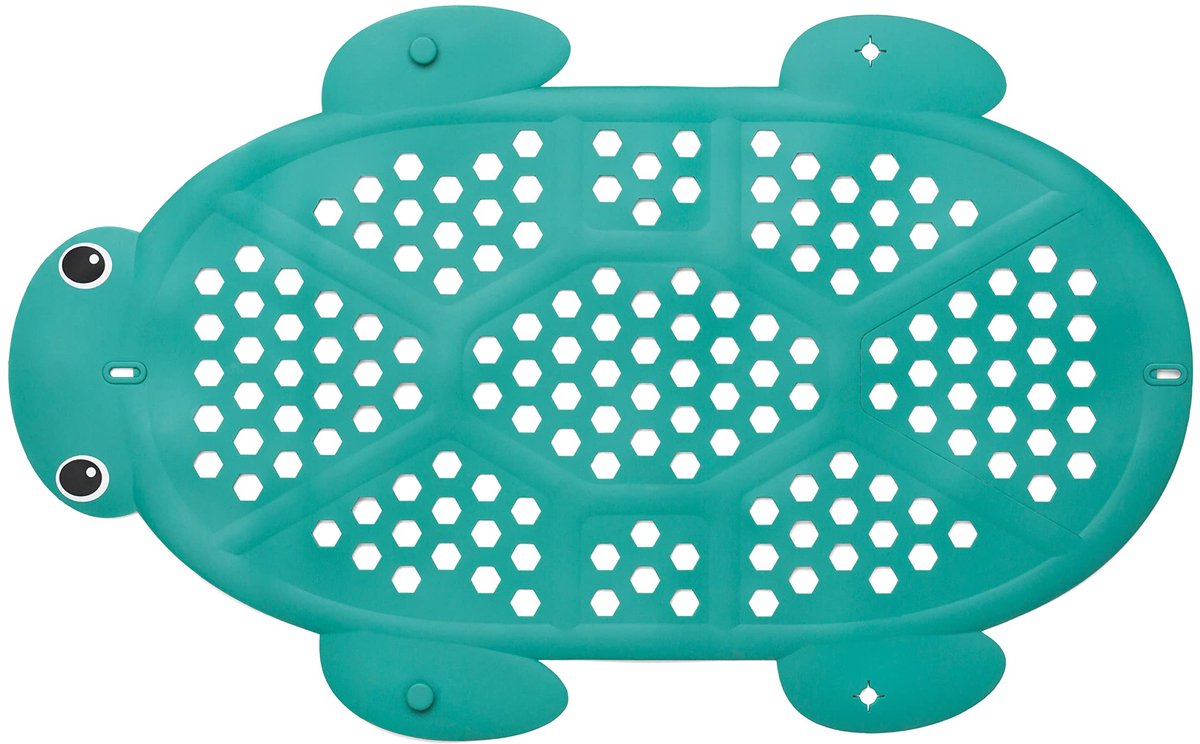 Ibenzoa® Antislip badmat met geïntegreerde opbergmand voor speelgoed en veiligheid
