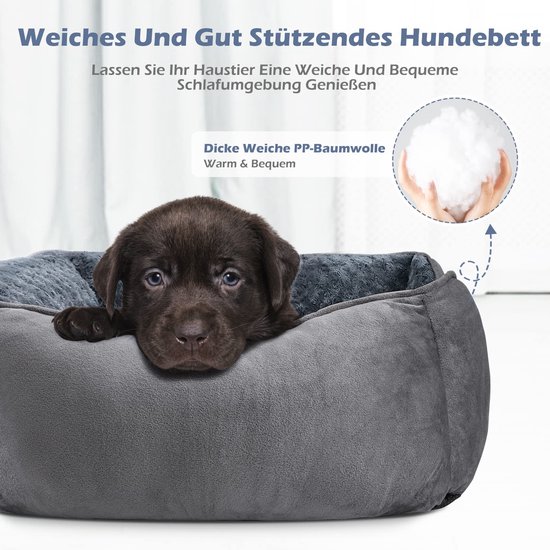 Cozycave Knuffelbed WoofSpot™ | Premium Comfort Hondenbed – Vrolijke Pootjes