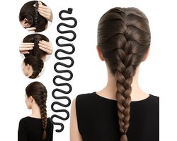 Vlecht Hulpstuk Voor Het Maken Van Franse Vlechten I Vlecht Hulpmiddel I Eenvoudig Vlechten I Haarvlechten I Zwart