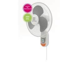 wandventilator, stille ventilator, ventilator slaapkamer, ventilator met TREKSCHAKELAAR, oscillating fan ventilator muur, muurventilator 40 cm, krachtige ventilator, ventilator met 3 snelheden, stille wandventilator