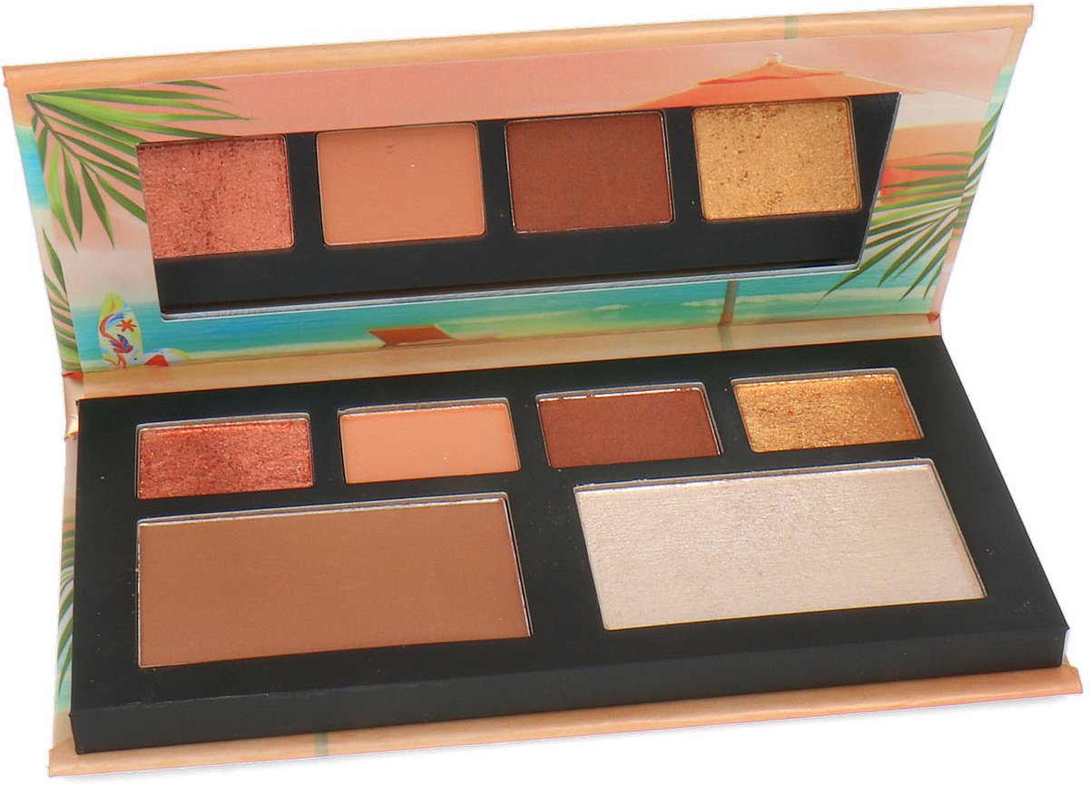 W7 Tropical Escape Face & Eye Palette - Light/Medium