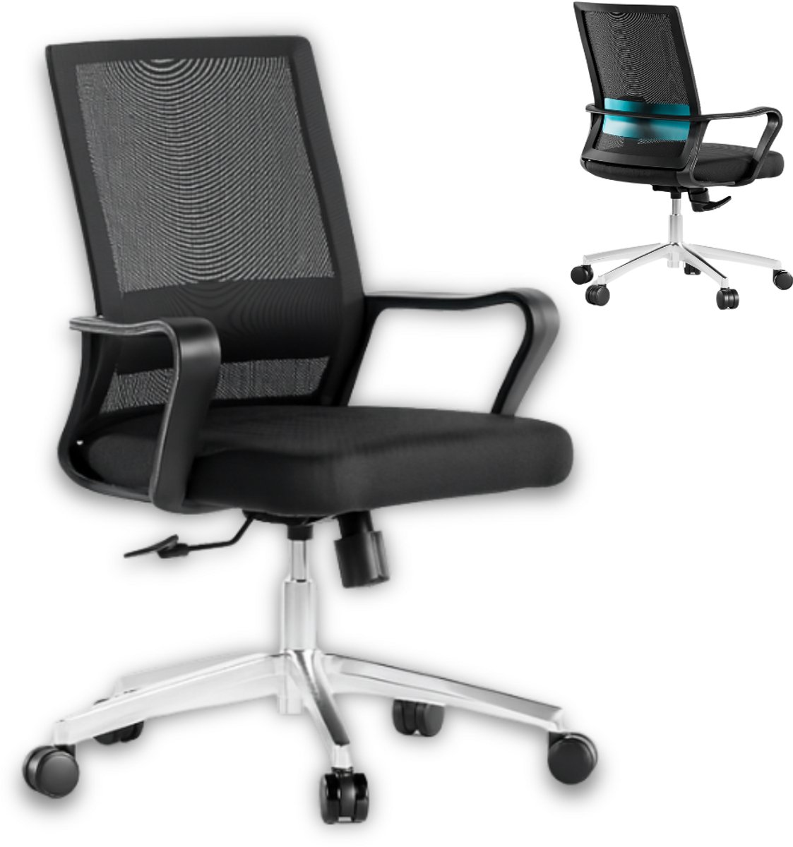 Organess® Ergonomische Bureaustoel – Office Gaming Chair - Bureaustoelen voor Volwassenen – Game Gaming Stoel - Max. 100 kg - Organess® - €54,95