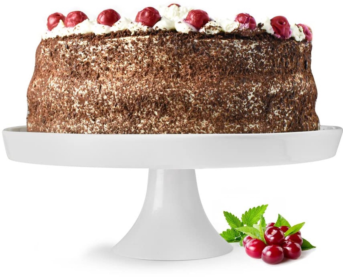 Elegante porseleinen taartplaat - multifunctioneel - 30 cm
