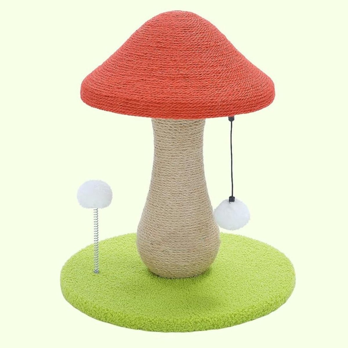Krabmeubel - Krabton voor Katten - Krabpaal - Rood,