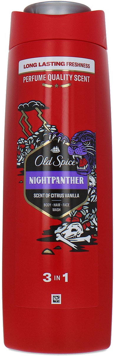 Old Spice 3in1 Body-Hair-Face Wash Nightpanther - 400 ml