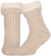 Morethansocks - Wollen huissokken - Unisex - Maat 35 t/m 46 - Antislip - Huissokken heren - Huissokken dames - Slofsokken - huissokken met antislip