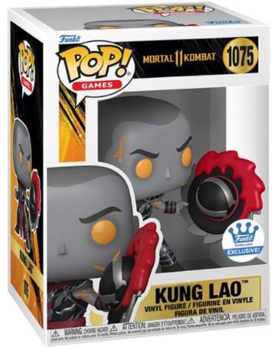 Funko Pop! Games: Mortal Kombat - Kung Lao #1075 Funko Exclusive