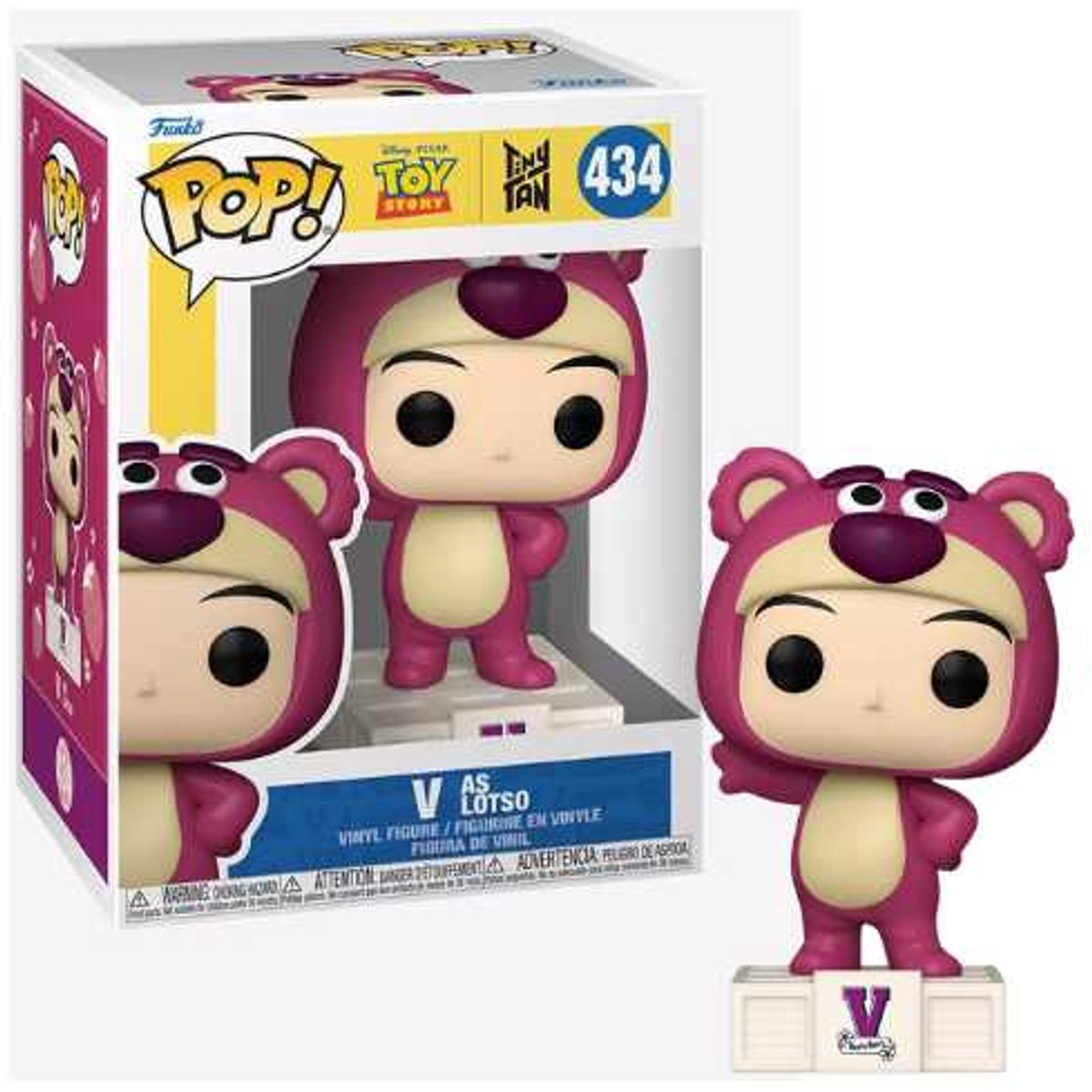 Funko Pop! TinyTan BTS x Disney: Toy Story - V as Lotso #434
