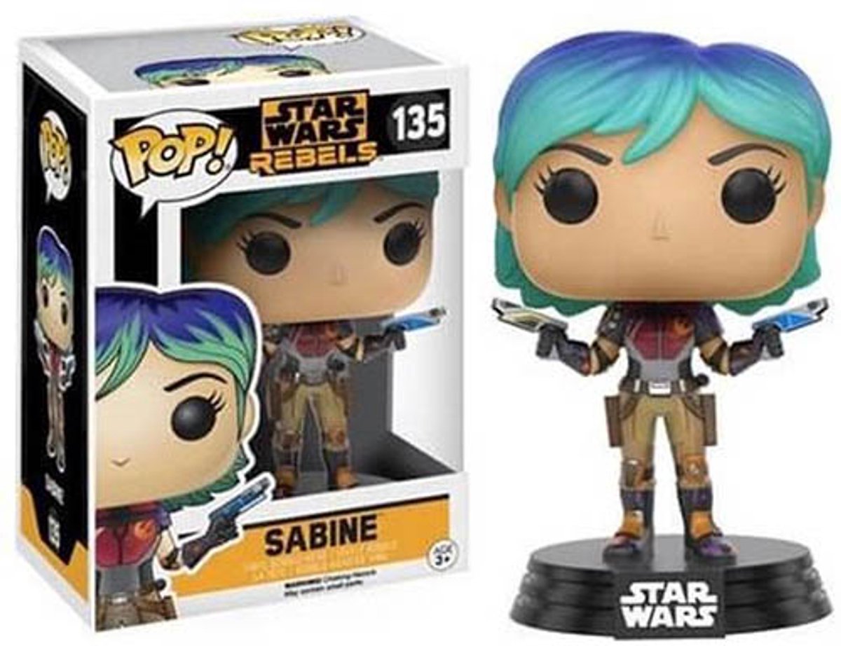Funko Pop! Star Wars Rebels Sabine - 135 Verzamelfiguur