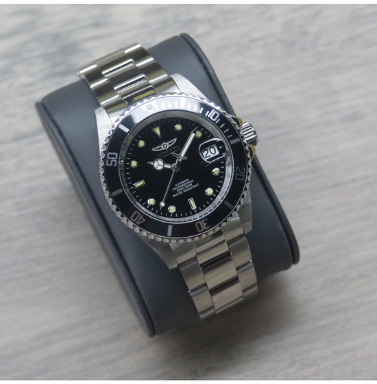 Invicta Pro Diver 8926OB Heren Horloge - Waterdicht - Analoog - Automatisch Uurwerk - Roestvrij Staal met Zwarte Wijzerplaat - 40mm