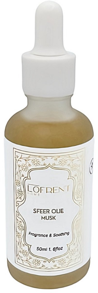 Essentiële Olie Voor Difusser Aromatherapie Arabische Musk - Rustgevende Sfeerolie | Lofrent Home - 50 ml | Rustgevende geurolie voor geurdiffuser en geurbranders - Ontspannende sfeerolie