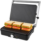 Bol.com ELDOM - Contactgrill - RVS - 30x25 cm - 2000W aanbieding