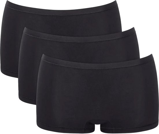 Sous-vêtements pour femmes Sloggi GO Daily Cotton Short 3P - NOIR -
