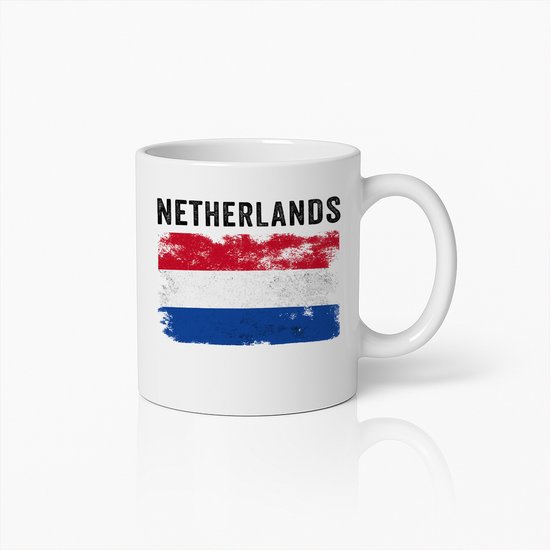 Nederlandse Vlag Koffiemok – Vintage Nederlandse Nationale Trots Beker
