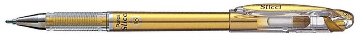 Pentel - Arts Slicci Metallic Needle Tip Gel Pen - goud - 1 stuks - 727965