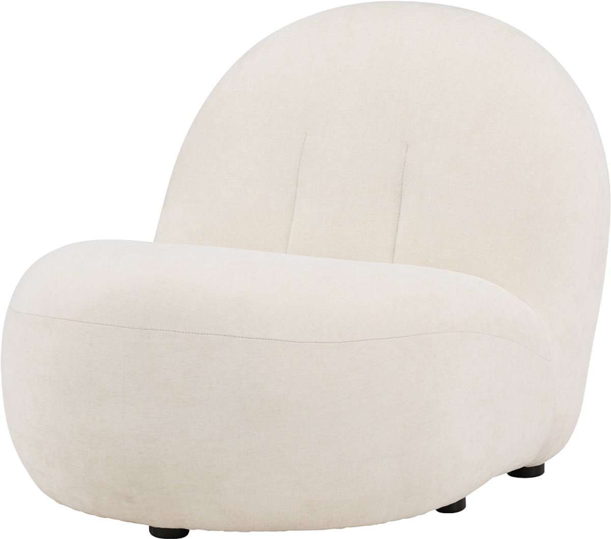 Nest living Hannelore Fauteuil Beige - Loungestoel - Scandinavisch
