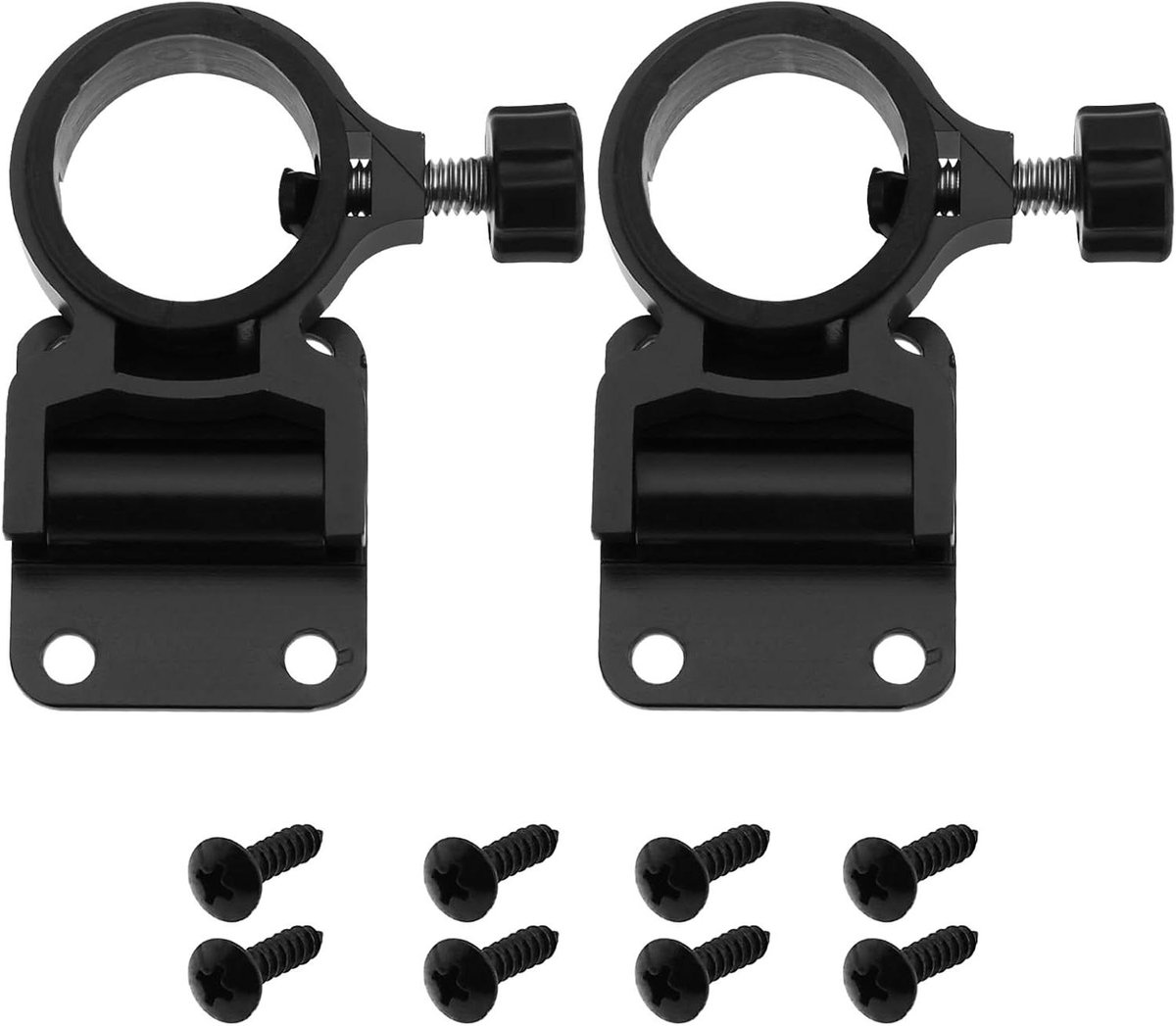 Aluminium Boot Staaf Houder - Voor Outdoor Vissen en Visstoel - 2 stuks Vissen Paraplu Houder - Connector Vissen Doos Pole - Vissen Platform - Handige Montagebeugel