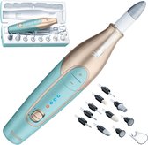 Beurer MP 84 - Elektrische nagelvijl Premium met 10 Opzetstukken - Nagelfrees voor 2 uur Draadloos gebruik - Complete kit voor mooie Handen & Voeten - Inc. Opbergetui met oplaadfunctie