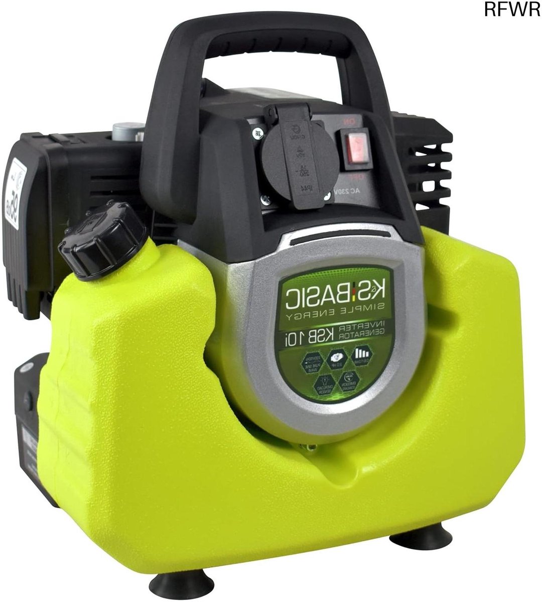 RFWR® Inverter-generator 1000 W voor gevoelige apparatuur - Draagbaar noodstroomaggregaat