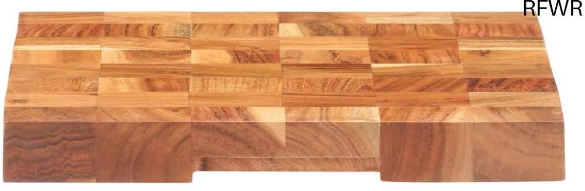 RFWR® Hakblok met Strependesign Snijplank - Acaciahout 40 x 30 cm