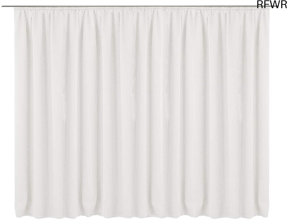 RFWR Kant-en-klaar blikdicht gordijn 245 x 300 cm - Wasmachinebestendig en gemakkelijk te bevestigen zie foto
