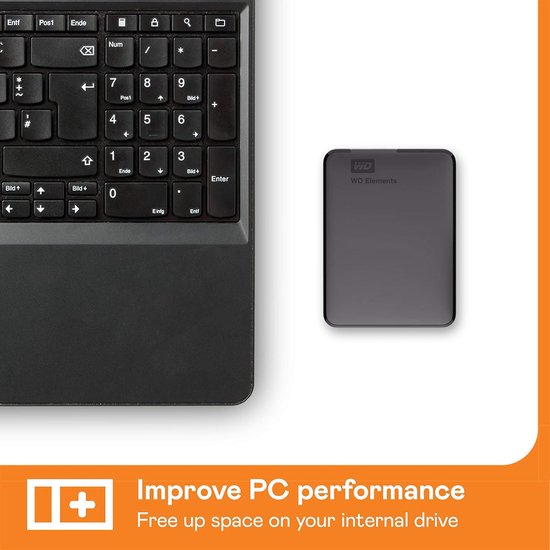 RFWR® 4 TB Draagbare Externe Harde Schijf - USB 3.0, Zwart van RFWR — afbeelding 2